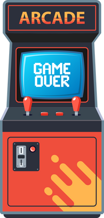 Arcade Machine Illustration